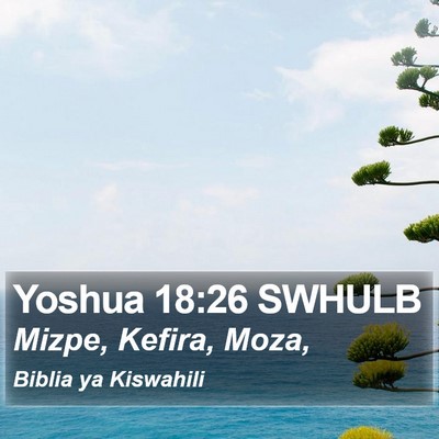 Yoshua 18:26 SWHULB Bible Verse Image