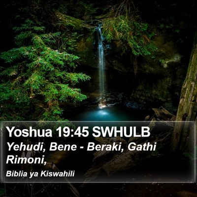 Yoshua 19:45 SWHULB Bible Verse Image