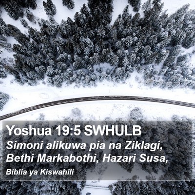 Yoshua 19:5 SWHULB Bible Verse Image