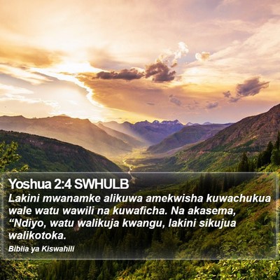 Yoshua 2:4 SWHULB Bible Verse Image