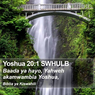 Yoshua 20:1 SWHULB Bible Verse Image