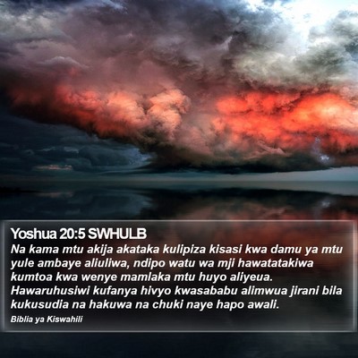 Yoshua 20:5 SWHULB Bible Verse Image