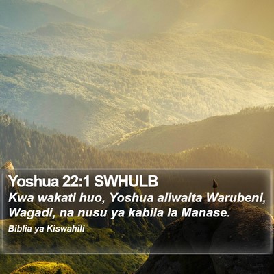Yoshua 22:1 SWHULB Bible Verse Image