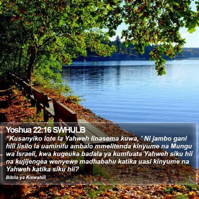 Yoshua 22:16 SWHULB Bible Verse Image