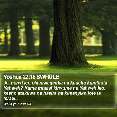 Yoshua 22:18 SWHULB Bible Verse Image