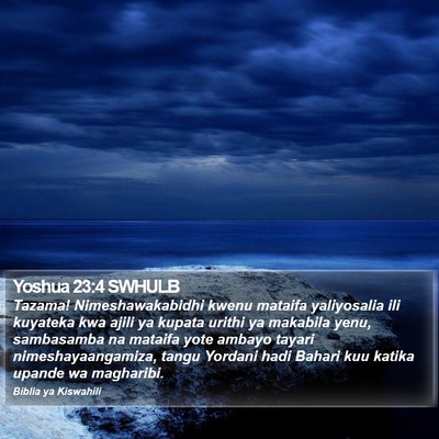 Yoshua 23:4 SWHULB Bible Verse Image