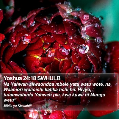 Yoshua 24:18 SWHULB Bible Verse Image
