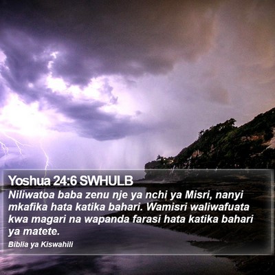 Yoshua 24:6 SWHULB Bible Verse Image
