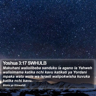 Yoshua 3:17 SWHULB Bible Verse Image