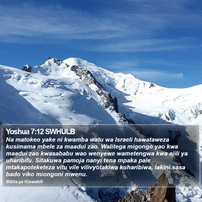 Yoshua 7:12 SWHULB Bible Verse Image