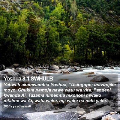 Yoshua 8:1 SWHULB Bible Verse Image