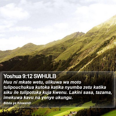 Yoshua 9:12 SWHULB Bible Verse Image