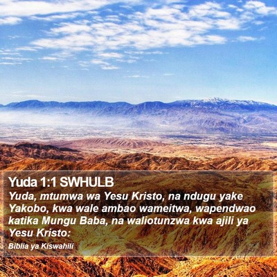 Yuda 1:1 SWHULB Bible Verse Image