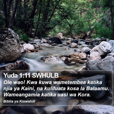Yuda 1:11 SWHULB Bible Verse Image