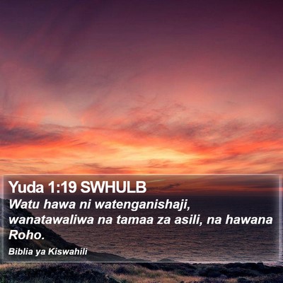 Yuda 1:19 SWHULB Bible Verse Image