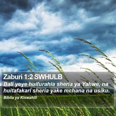 Zaburi 1:2 SWHULB Bible Verse Image
