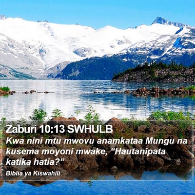 Zaburi 10:13 SWHULB Bible Verse Image