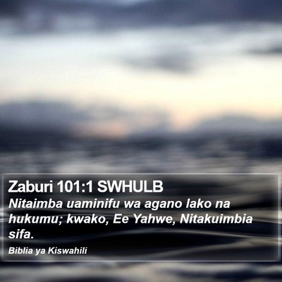 Zaburi 101:1 SWHULB Bible Verse Image