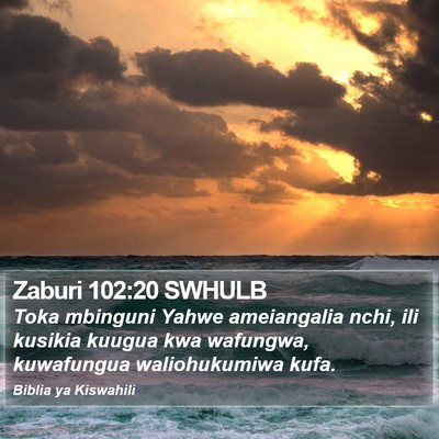 Zaburi 102:20 SWHULB Bible Verse Image