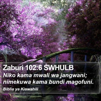 Zaburi 102:6 SWHULB Bible Verse Image
