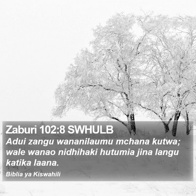 Zaburi 102:8 SWHULB Bible Verse Image