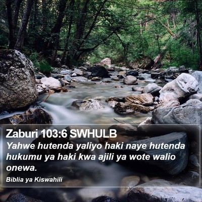 Zaburi 103:6 SWHULB Bible Verse Image