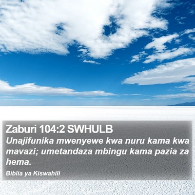 Zaburi 104:2 SWHULB Bible Verse Image