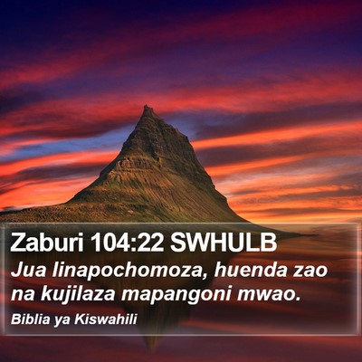 Zaburi 104:22 SWHULB Bible Verse Image