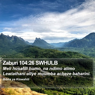 Zaburi 104:26 SWHULB Bible Verse Image
