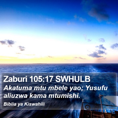 Zaburi 105:17 SWHULB Bible Verse Image