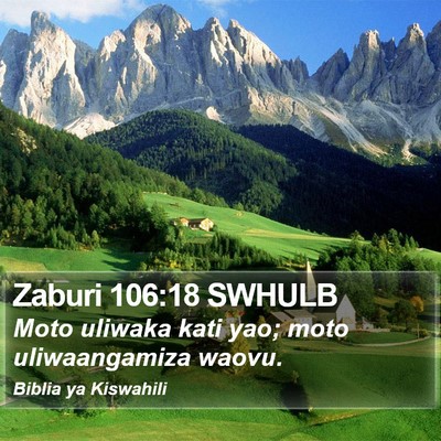 Zaburi 106:18 SWHULB Bible Verse Image