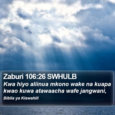 Zaburi 106:26 SWHULB Bible Verse Image