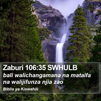 Zaburi 106:35 SWHULB Bible Verse Image