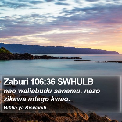 Zaburi 106:36 SWHULB Bible Verse Image