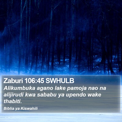 Zaburi 106:45 SWHULB Bible Verse Image