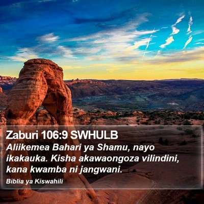 Zaburi 106:9 SWHULB Bible Verse Image