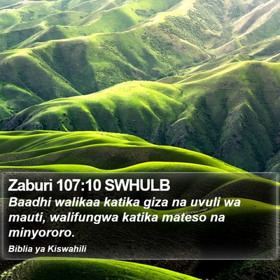 Zaburi 107:10 SWHULB Bible Verse Image