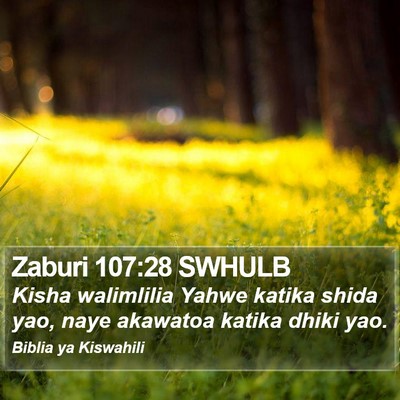 Zaburi 107:28 SWHULB Bible Verse Image