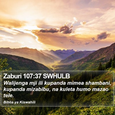 Zaburi 107:37 SWHULB Bible Verse Image
