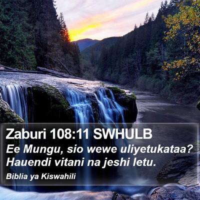 Zaburi 108:11 SWHULB Bible Verse Image
