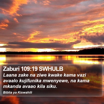 Zaburi 109:19 SWHULB Bible Verse Image