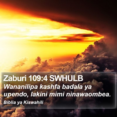 Zaburi 109:4 SWHULB Bible Verse Image