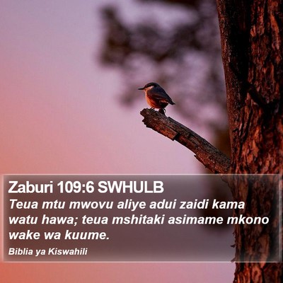 Zaburi 109:6 SWHULB Bible Verse Image