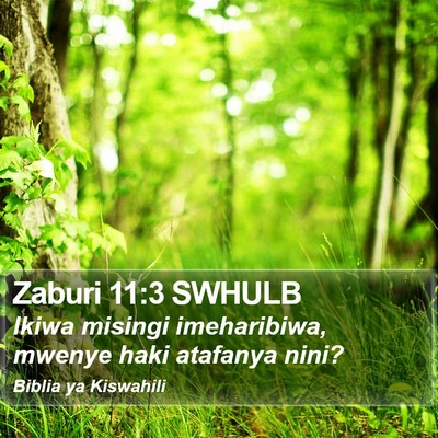 Zaburi 11:3 SWHULB Bible Verse Image