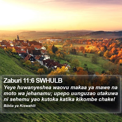Zaburi 11:6 SWHULB Bible Verse Image