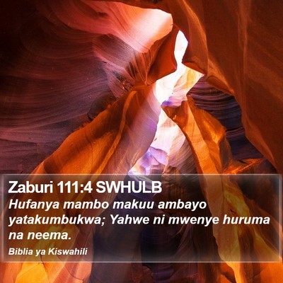 Zaburi 111:4 SWHULB Bible Verse Image