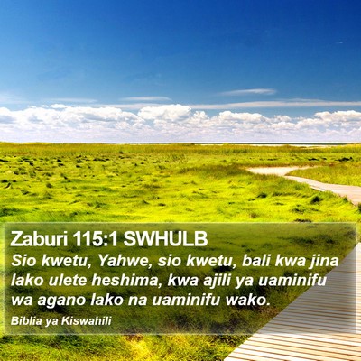 Zaburi 115:1 SWHULB Bible Verse Image