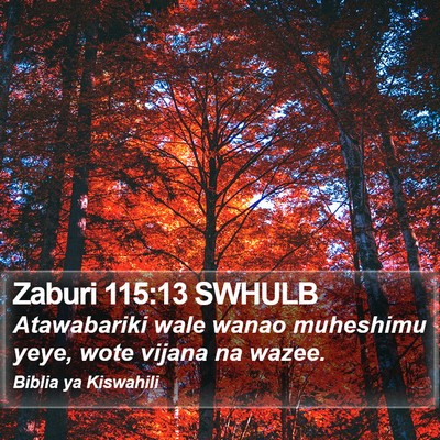 Zaburi 115:13 SWHULB Bible Verse Image