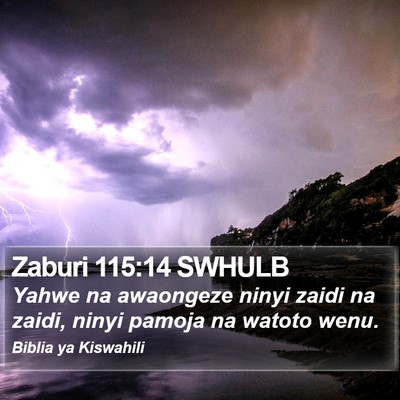 Zaburi 115:14 SWHULB Bible Verse Image