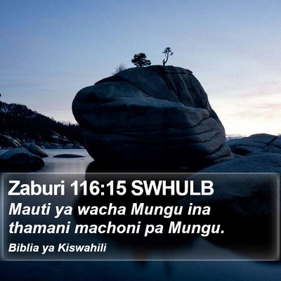 Zaburi 116:15 SWHULB Bible Verse Image